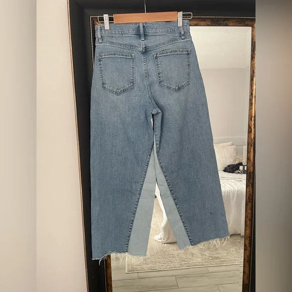 GAP Light Blue High-Rise Wide-Leg Jeans - Picture 5 of 6